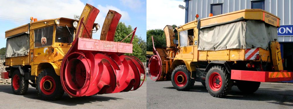 Vintage U411 Snow Blower Exported to North America