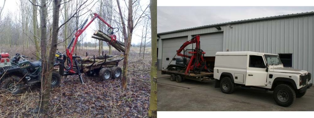 Timber Trailer Hard at Work