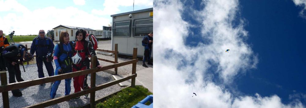 Office Crew Esme and Sue Take to the Skies :)