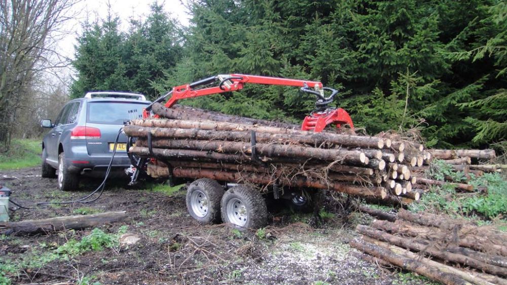 Braked Timber Trailer