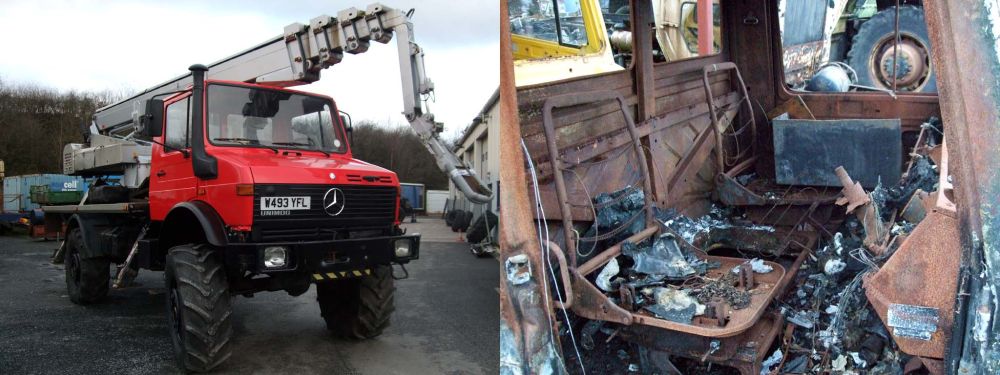 Cab Refurbishment After Fiery Blaze