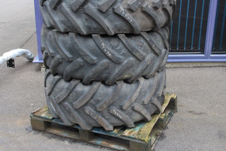 X4 USED 445/70R24 MITAS MPT TYRES