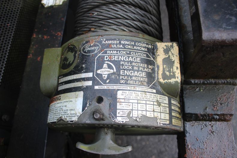 USED RAMSEY DC200RT ELECTRIC WINCH