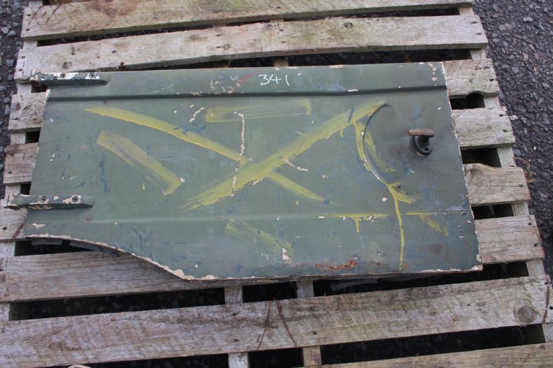 USED LEFT HAND 406/416 SOFT TOP CAB DOOR