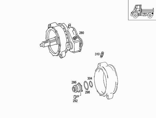 GENUINE MERCEDES RELEASE BEARING