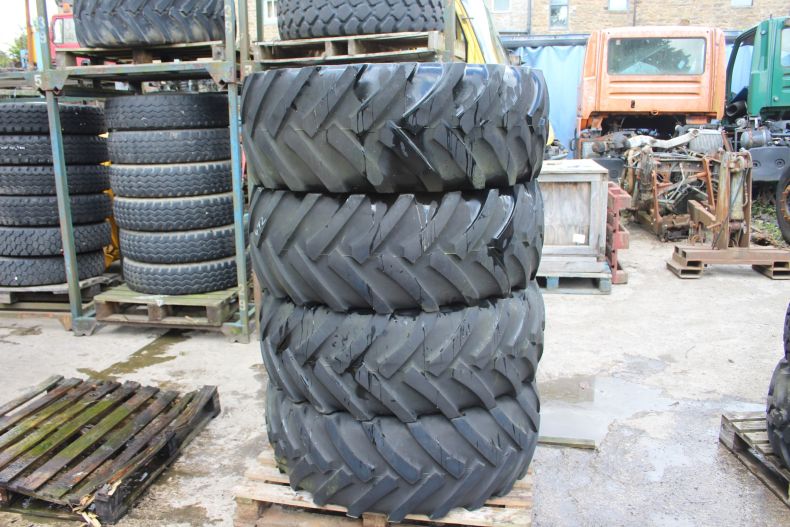 X4 USED 405/70R24 CONTINENTAL TYRES