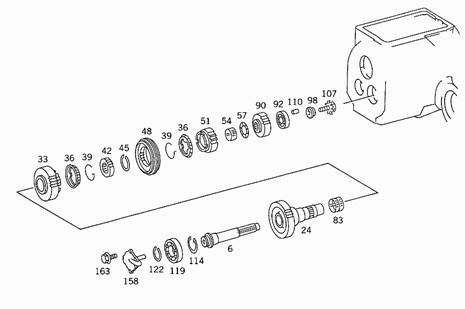 NEW OLD STOCK MERCEDES GEAR