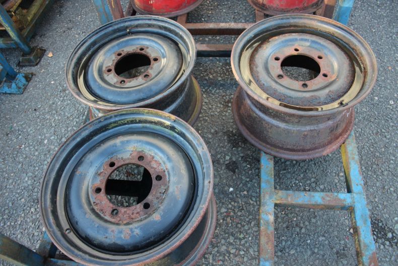 11X20" USED 6 BOLT WHEEL RIMS