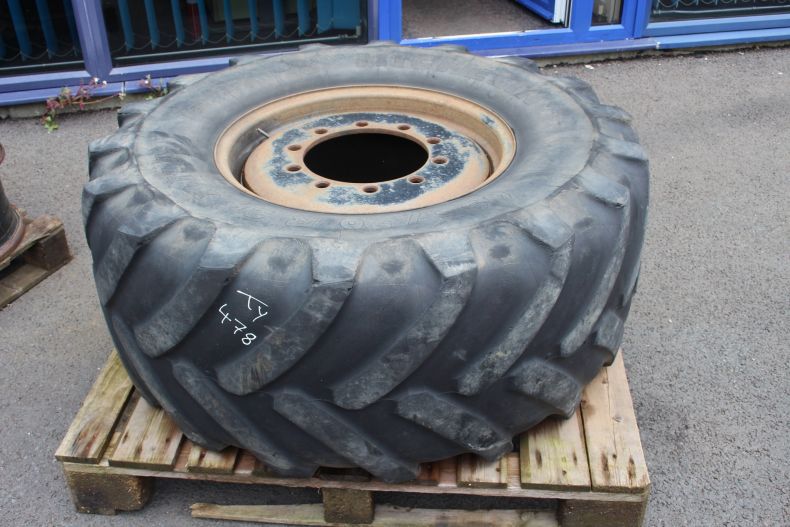 X1 USED MICHELIN 495/70R24 XM47 TYRE