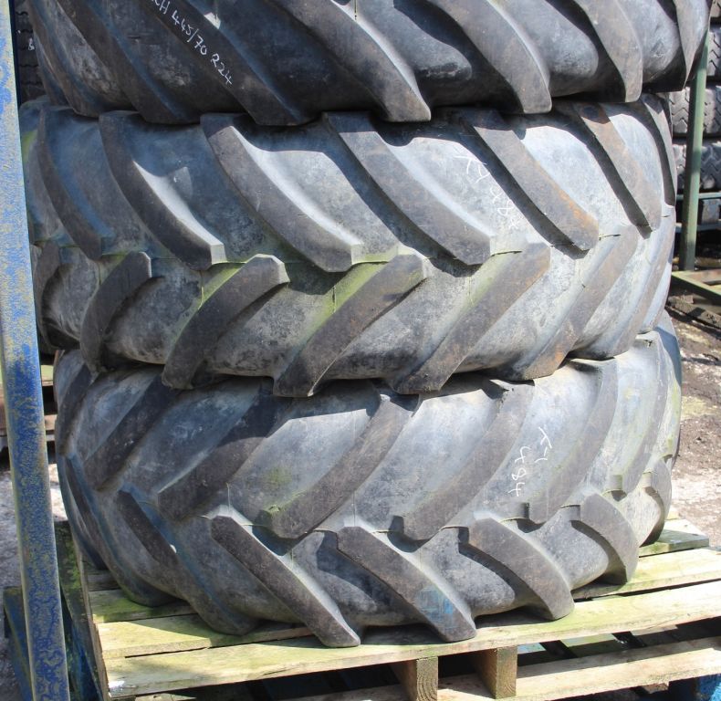 X4 USED 445/70R24 MICHELIN TYRES