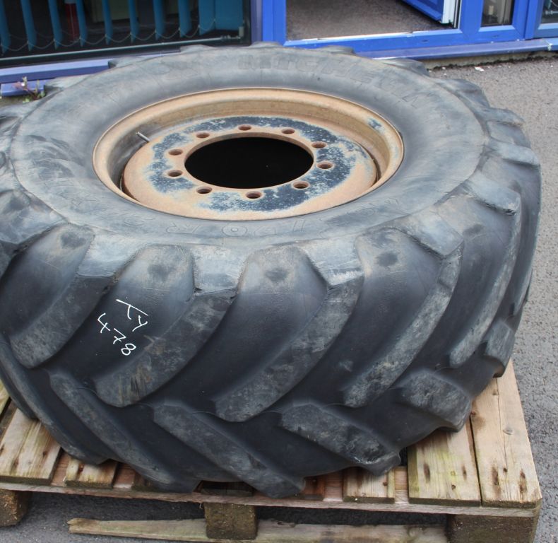 X1 USED MICHELIN 495/70R24 XM47 TYRE