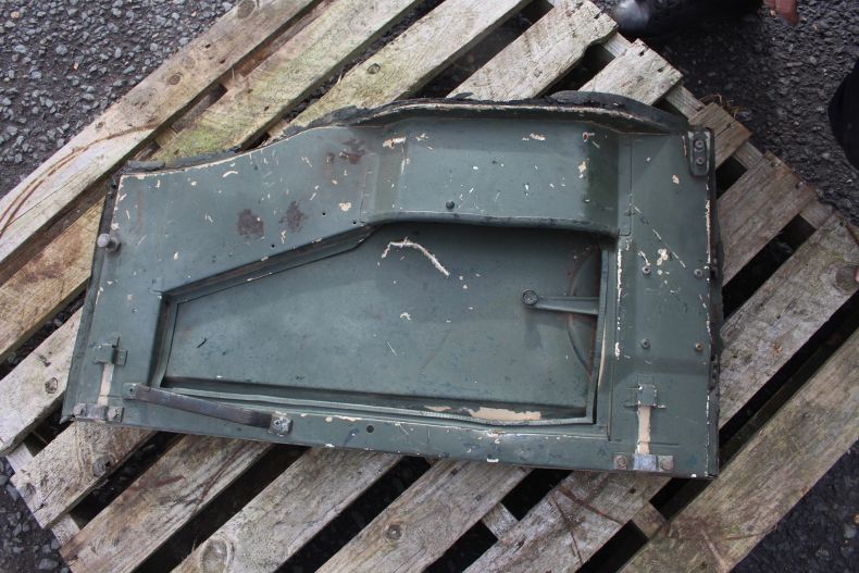 USED LEFT HAND 406/416 SOFT TOP CAB DOOR