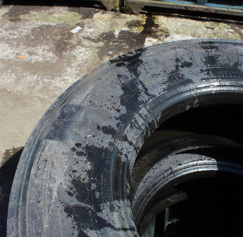 X2 USED 385/65R22.5 CONTINENTAL HSW TYRES