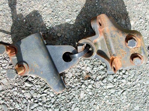 pair of front brackets