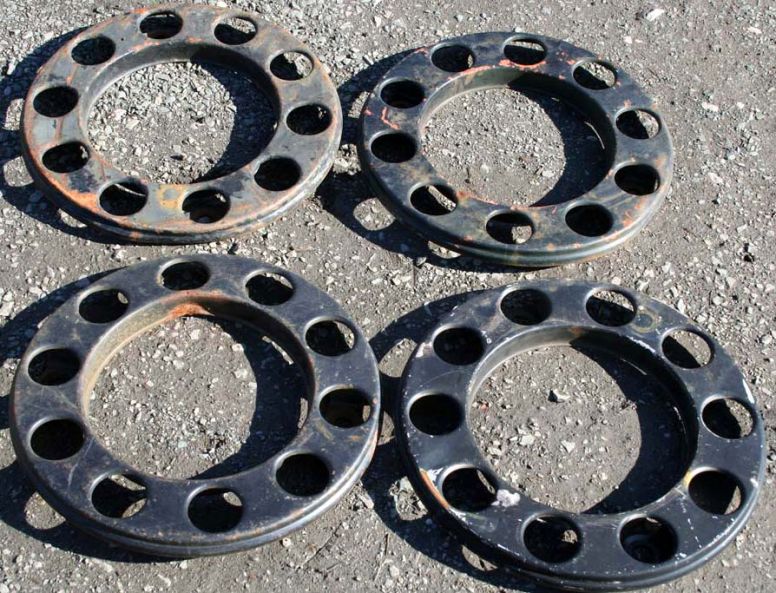 used set of wheel embellishers