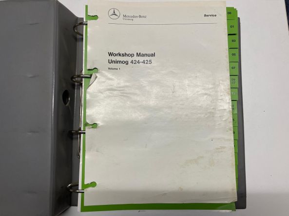 USED WORKSHOP MANUAL 424/425 U1000 1200 1500