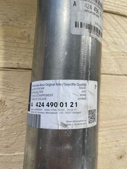 EXHAUST INTERMEDIATE PIPE U1000, U1300L