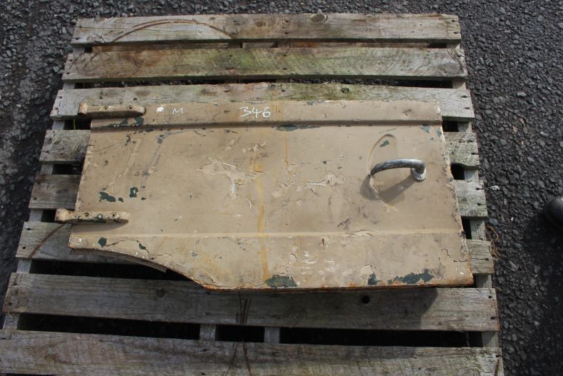 USED LEFT HAND 406/416 SOFT TOP CAB DOOR