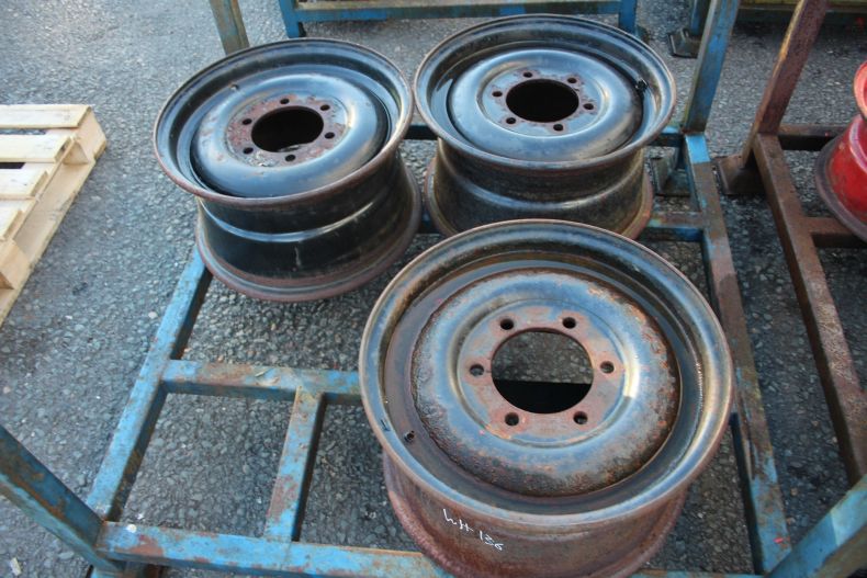 11X20" USED 6 BOLT WHEEL RIMS