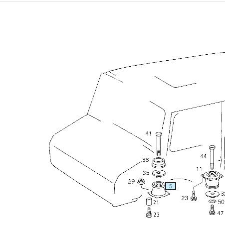 FRONT CAB MOUNTINGS SBU MODEL UNIMOGS