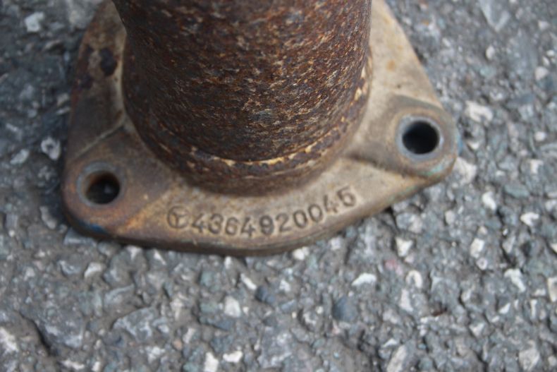 USED EXHAUST DOWNPIPE OM366 ENGINE