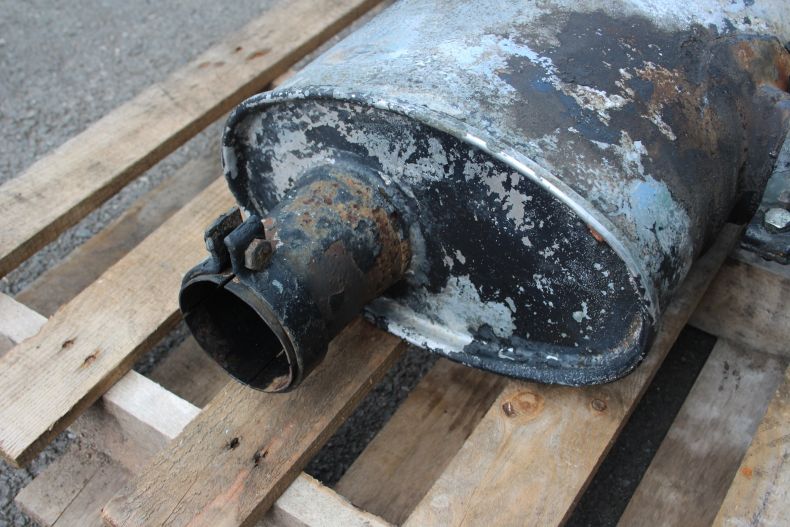 USED EXHAUST SILENCER OM366