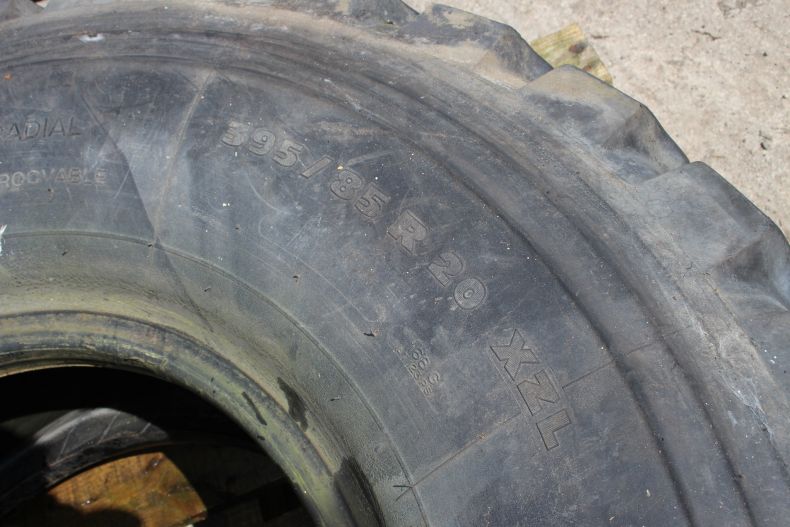 X1 USED 395/85R20 MICHELIN XZL TYRE