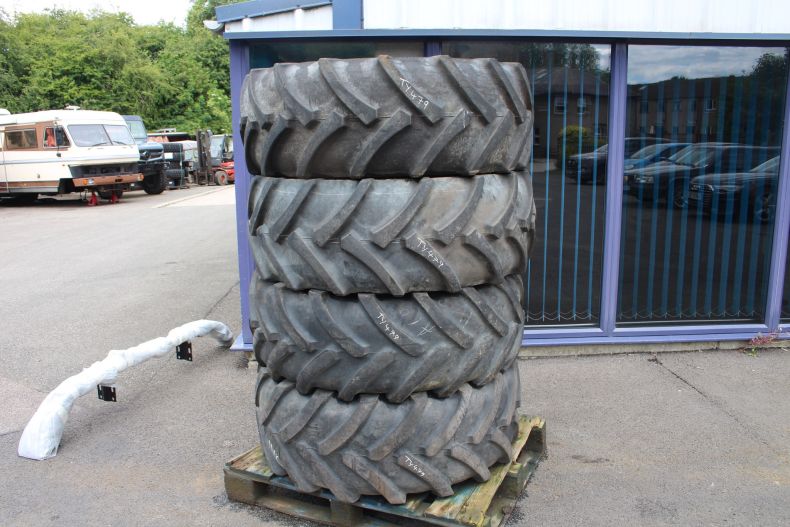 X4 USED 445/70R24 MITAS MPT TYRES